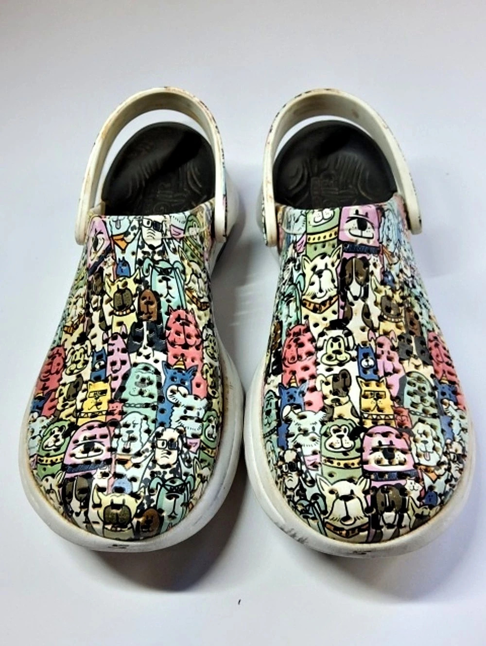 Skechers Foamies GOwalk 5 - Dog Lover Clogs Multicolor & White